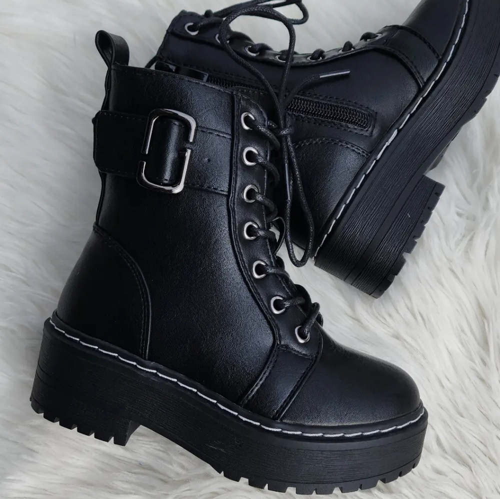 Black Platform Boots